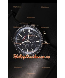 Omega Speedmaster Moon Reloj Réplica Japonés Co-Axial Dial. Caja color Negro