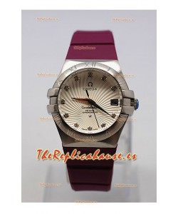 Omega Constellation para damas Réplica – Carcasa de acero - 35 mm.