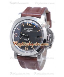 Panerai Luminor GMT 10 Days Brown Leather Reloj