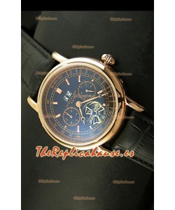 Patek Philippe Complications Tourbillon, Reloj Réplica Japonesa color Oro Rosado