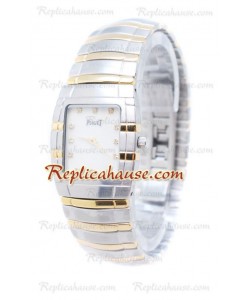 Piaget Tonneau Limelight Dos Tonos Diamonds Reloj
