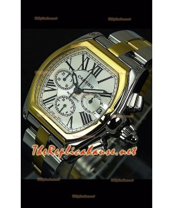 Cartier Roadster Cronómetro Suizo en dos tonos – 1:1 réplica espejo.