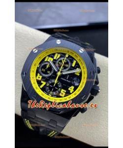 Audemars Piguet Royal Oak Offshore Bumble Bee Dial Negro Cronógrafo Reloj Réplica Espejo 1:1
