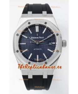 Audemars Piguet Royal 15400 41MM Dial Azul Acero 904L Movimiento CAL.3120 Réplica Espejo 1:1
