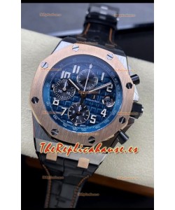 Audemars Piguet Royal Oak Offshore Dial Azul Cronógrafo Réplica a Espejo 1:1 - Acero 904L