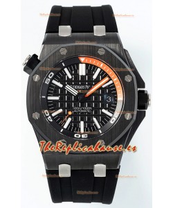Audemars Piguet Royal Oak Offshore Ceramic Reloj Réplica Suiza Definitiva a Espejo 1:1 Dial Negro Movimiento Cal.3102
