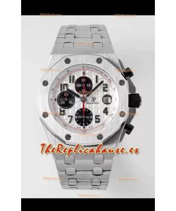 Audemars Piguet Royal Oak Offshore PANDA Cronógrafo Reloj Réplica a Espejo 1:1 - Acero 904L
