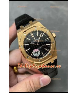Audemars Piguet Royal Oak 15510 50 Aniversario 41MM Dial Negro Oro Rosado 41MM Répilca a Espejo 1:1
