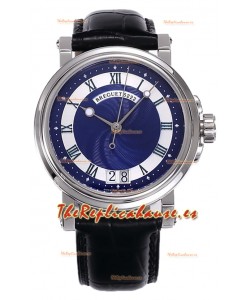 Breguet Marine Automatic Big Date 5817 Reloj Acero Inoxidable Dial Azul 