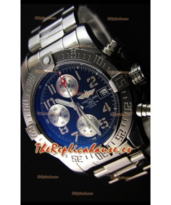Breitling Skyland Avenger Reloj Réplica Suizo Cronógrafo Dial Negro Réplica a Espejo 1: 1