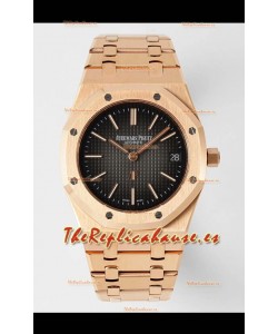 Audemars Piguet Royal Jumbo Oak Reloj Replica Extra Fino Oro Rosado - Replica a Espejo 1:1