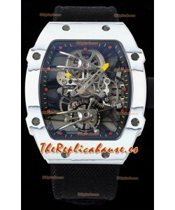 Richard Mille RM027-02 Rafael Nadal Genuino Movimiento Tourbillon Reloj Réplica a Espejo 1:1