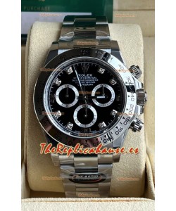 Rolex Cosmograph Daytona 116509 Dial Negro Movimiento Cal.4130 - Reloj Acero 904L