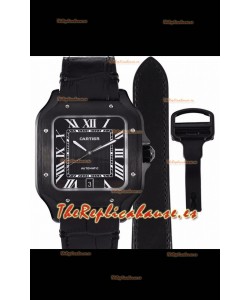 Cartier "Santos De Cartier" Mens XL Reloj Réplica a Espejo 1:1 Caja con Revestimiento PVD