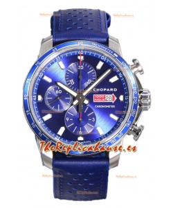 Chopard Mille Miglia GTA Chronograph Dial Azul - Caja Acero Reloj Réplica Espejo 1:1 