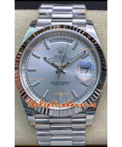 Rolex Day Date Presidential Acero 904L 40MM - Dial Acero Reloj Calidad a Espejo 1:1