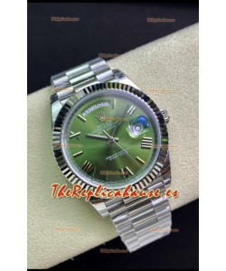 Rolex Day Date Presidential M228239-0033 Acero 904L 40MM - Dial Verde Oliva Reloj Calidad Espejo 1:1