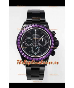 Rolex Daytona Edición Blaken Suizo Reloj Réplica a Espejo 1:1 Movimiento Cal.4130 Caja en PVD