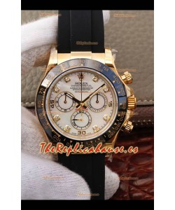 Rolex Cosmograph Daytona 116508 Oro Amarillo Movimiento Original Cal.4130 - Reloj de Acero Ultimate 904L Mejorado