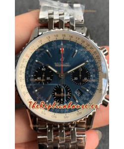 Breitling Navitimer 1 B01 Edición Cronógrafo 43MM - Dial Azul Reloj Réplica a Espejo 1:1 904L