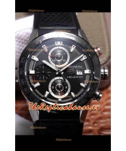 Tag Heuer Carrera Heuer 01 Reloj Réplica Suizo Caja de Acero Bisel de Cerámica 43MM