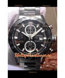 Tag Heuer Carrera Heuer 01 Reloj Réplica Suizo Caja de Acero Bisel de Cerámica 43MM
