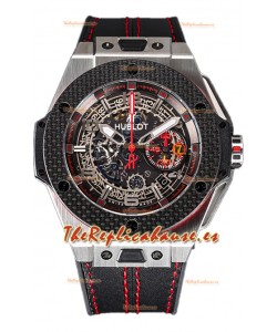 Hublot Big Bang Edición F1 "Titanium Carbon" Cronógrafo Reloj Réplica Suiza 