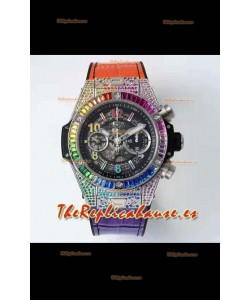 Hublot Big Bang UNICO Rainbow Reloj Réplica Suizo a Espejo 1:1