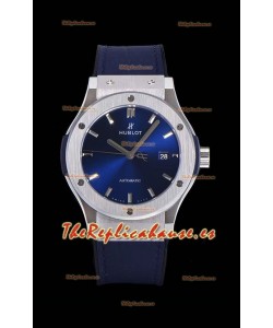 Hublot Classic Fusion Reloj Réplica Suizo a espejo 1:1 Caja de Acero 904L Dial Azul