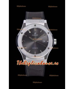 Hublot Classic Fusion Reloj Réplica Suizo a espejo 1:1 Caja en Acero 904L Dial Gris
