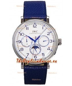 IWC Portofino Calendario Perpetuo IW3446 Dial Blanco Reloj Réplica Suiza 