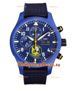 IWC Pilot's Chronograph Blue Angels Cerámica IW389109 Réplica Espejo 1:1 en Dial Azul
