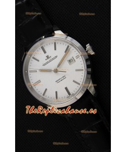 Jaeger LeCoultre Geophysic True Second Reloj Caja de Acero Dial Blanco