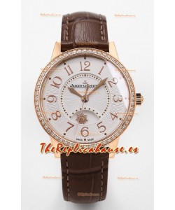 Jaeger-LeCoultre Rendez-Vous Acero Dia y Noche Reloj Suizo Réplica Espejo 1:1 Oro Rosado