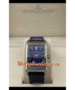 Jaeger-LeCoultre Reverso DuoFace Reloj Caja Acero Dial Azul en Movimiento Suizo Automático