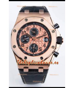 Audemars Piguet Royal Oak Offshore Dial Champange Reloj Réplica Cronógrafo a Espejo 1:1 - Acero 904L