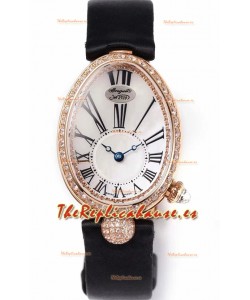Breguet Reine De Naples Ladies Oro Rosado Reloj Edición Réplica Suizo a Espejo 1:1