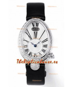Breguet Reine De Naples Ladies Acero Inoxidable Edición Suizo Reloj Réplica a Espejo 1:1