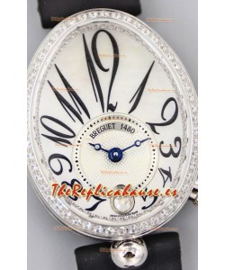 Breguet Reine De Naples Ladies Acero Inoxidable Edición Suizo Reloj Réplica a Espejo 1:1
