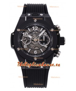 Hublot Big Bang Unico Caja Cerámica Negra Calidad a Espejo 1:1 Reloj Réplica Suizo