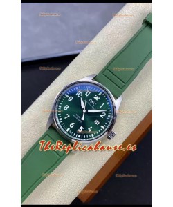 IWC Pilot MARK Series IW328205 Reloj Réplica Suizo a Espejo 1:1 Dial Verde