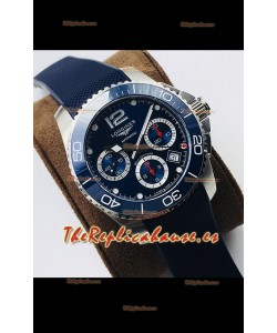 Longines HydroConquest Cronógrafo Automático Reloj Répica Suizo 1:1 Dial Azul