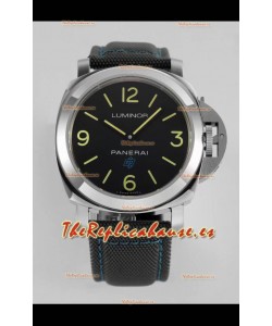 Panerai Luminor Base Logo PAM00774 Dial Negro en Calidad Espejo 1:1 - Acero 904L en Correa de Lona