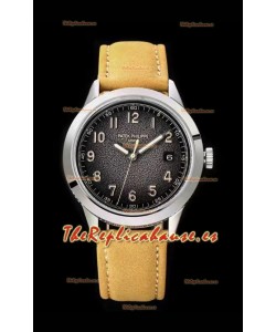 Patek Philippe Calatrava 5226G-001 Acero 904L Reloj Réplica a Espejo 1:1 Correa de Piel