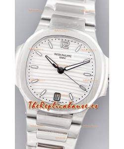 Patek Philippe Nautilus 7118/1A Dial Blanco Reloj Réplica a Espejo 1:1 Acero 904L