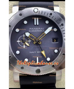 Panerai Submersible PAM1323 GMT Edición Navy Seals Reloj Réplica Espejo 1:1 44MM