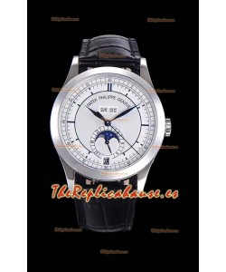 Patek Philippe Annual Calendar 5396-001 Complications Reloj Réplica Suizo Dial Blanco