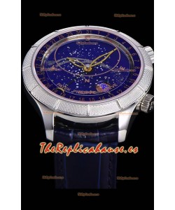 Patek Philippe 6102R Grand Compilations Reloj Réplica Suizo a Cuerda Manual - Bisel Resistente Dial Azul