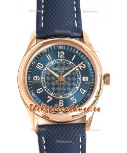 Patek Philippe Calatrava 6007R Dial Azul Oro Rosado Reloj Réplica Espejo 1:1