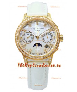 Patek Philippe Grand Complications Ladies First Perpetual Calendaer Oro Amarillo Reloj Réplica Suiza 